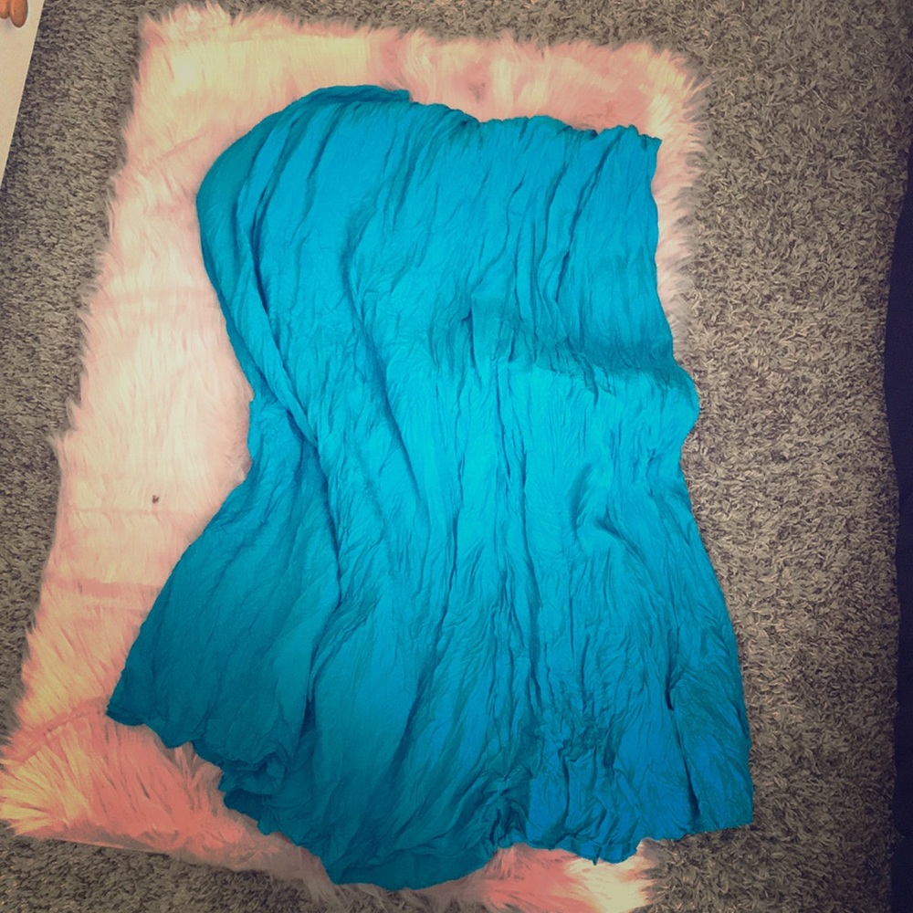 🔴SOLD🔴 Blue crinkle skirt! *price drop